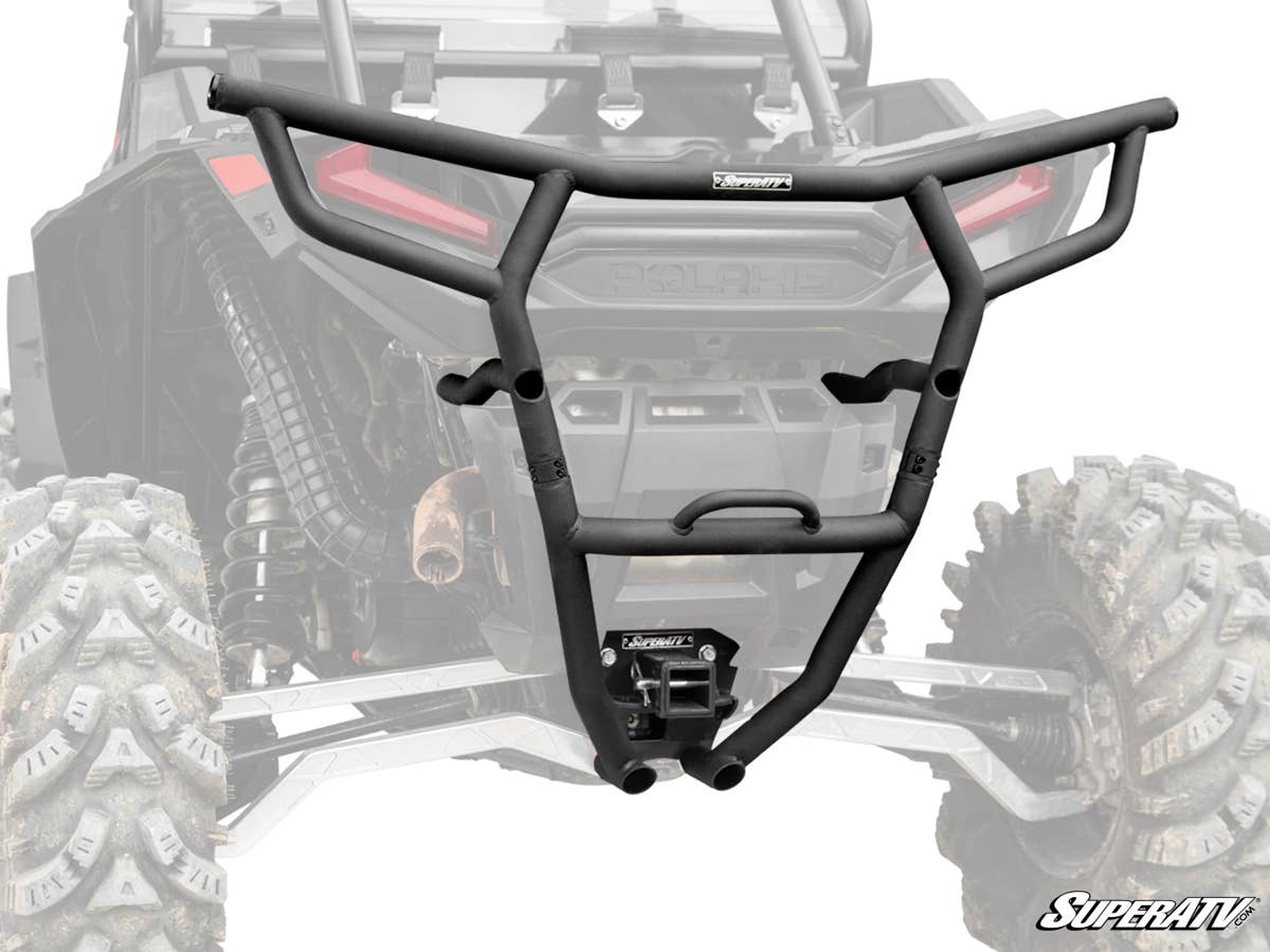 SuperATV Polaris RZR Turbo S Rear Bumper With Receiver Hitch