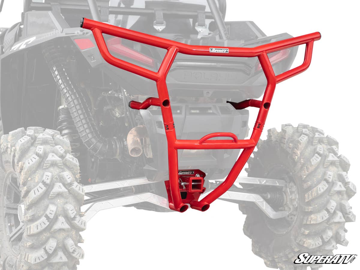 SuperATV Polaris RZR Turbo S Rear Bumper With Receiver Hitch