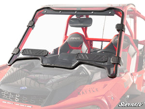 SuperATV Polaris RZR Turbo S Vented Full Windshield