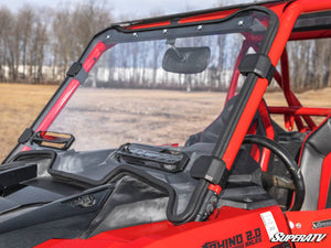 SuperATV Polaris RZR Turbo S Vented Full Windshield