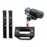 Photo of Polaris RZR Winch Mounting Plate and Winch by SuperATV - Premium Winches & Winch Mounts for UTVs / Side by Sides