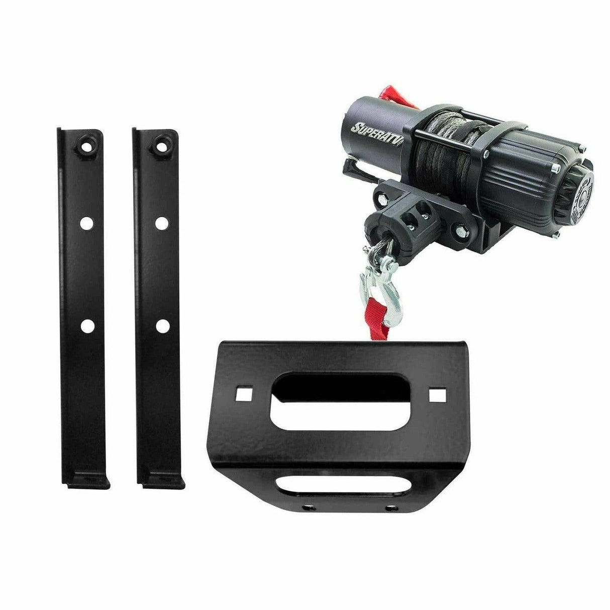 Polaris RZR Winch Mounting Plate and Winch