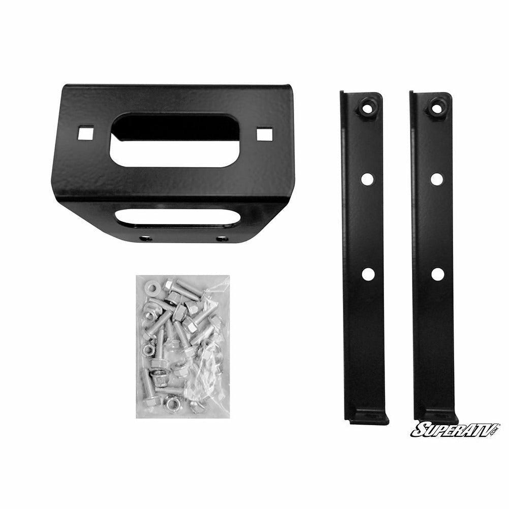 Photo of Polaris RZR Winch Mounting Plate and Winch by SuperATV - Premium Winches & Winch Mounts for UTVs / Side by Sides