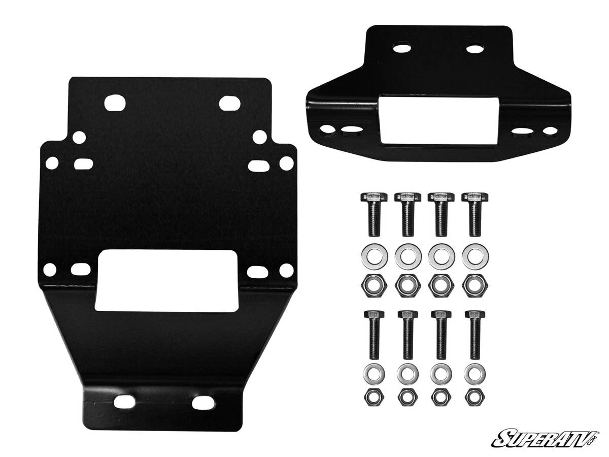 SuperATV Polaris RZR XP 900 Winch Mounting Plate