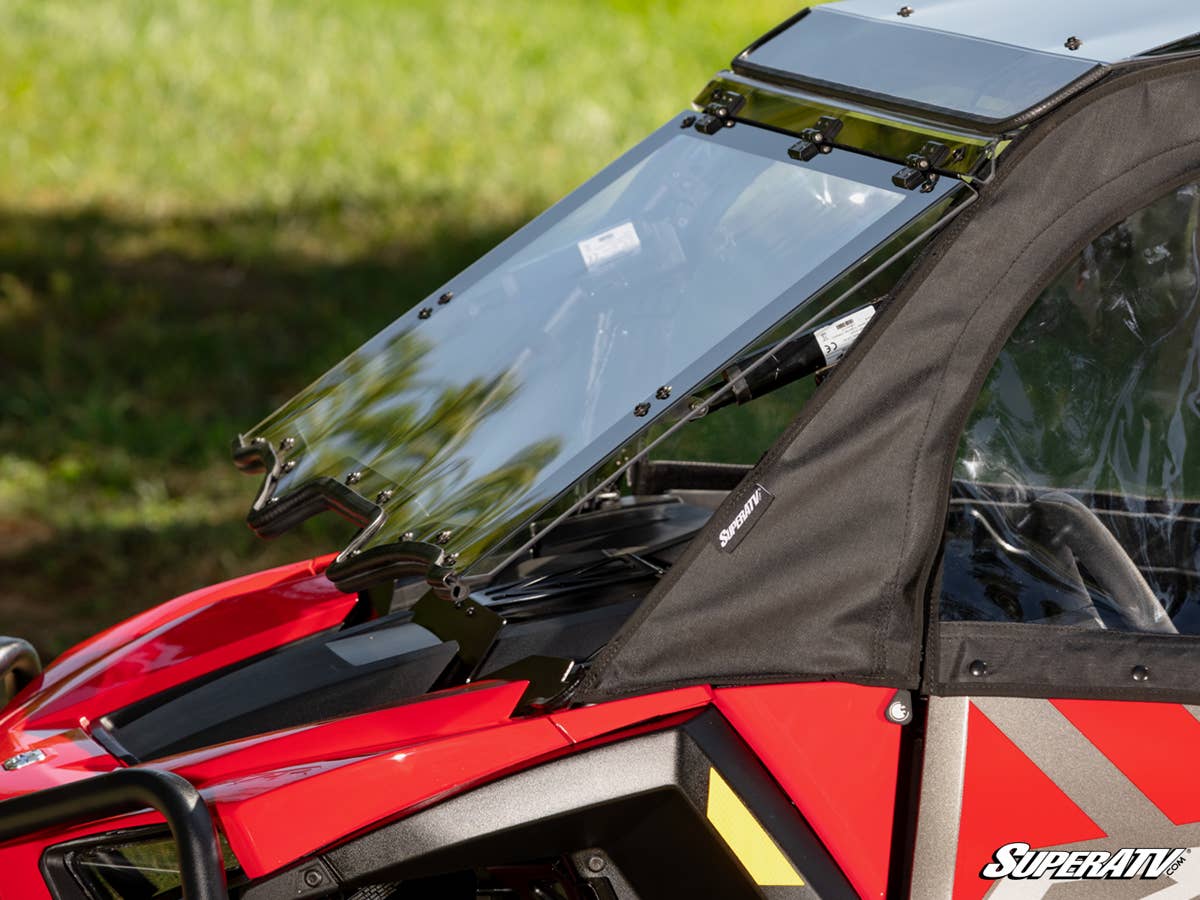 SuperATV 2024+ Polaris RZR XP Maxdrive Power Flip Windshield