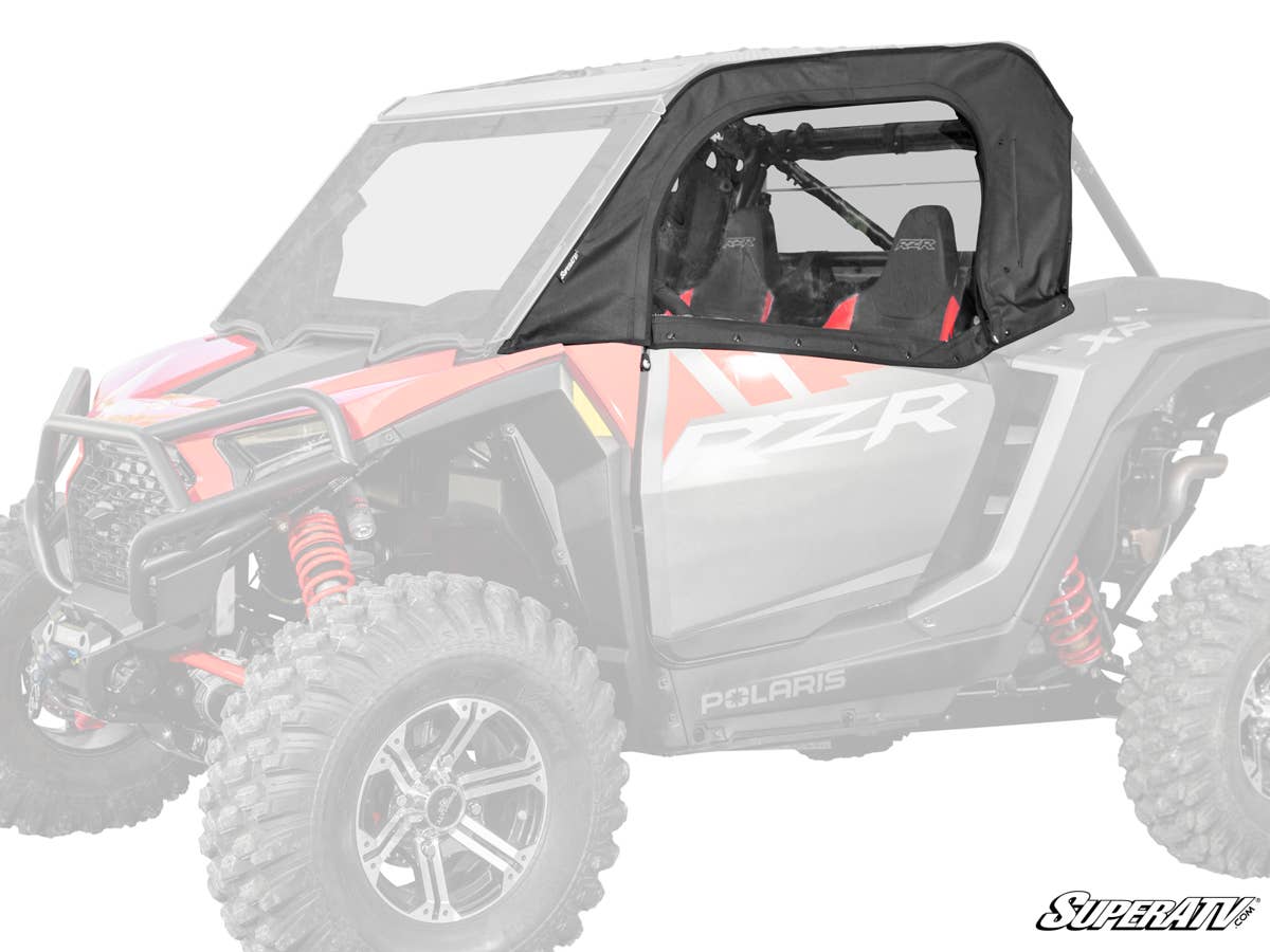 SuperATV Polaris RZR XP Primal Soft Cab Enclosure Upper Doors