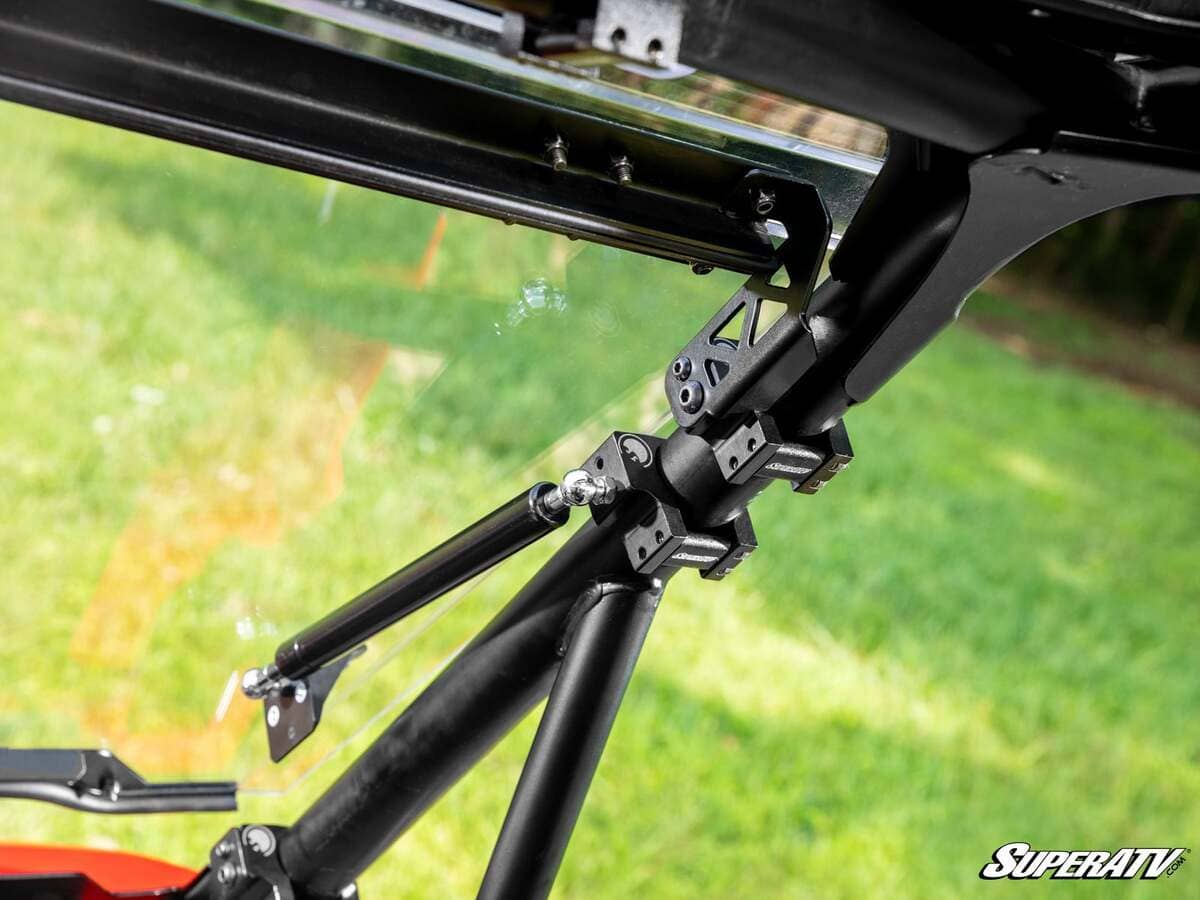 SuperATV Polaris RZR XP Scratch-Resistant Flip Windshield