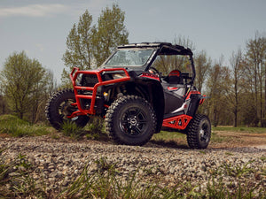 SuperATV Polaris RZR XP Turbo Heavy Duty Tube Rock Sliders