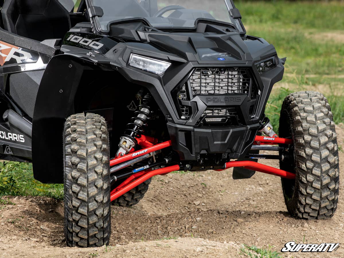 SuperATV Polaris RZR XP Turbo High Clearance 1.5” Forward Offset A-Arms