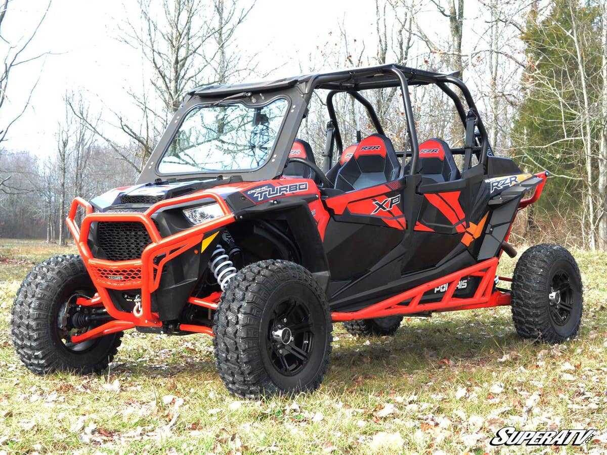 SuperATV Polaris RZR XP Turbo Nerf Bars