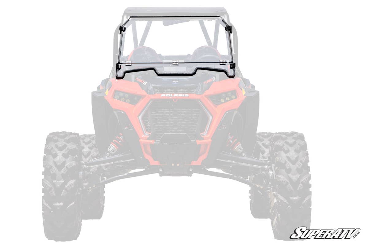 SuperATV Polaris RZR XP Turbo S Flip Down Windshield