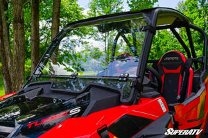 SuperATV Polaris RZR XP Turbo S Flip Down Windshield