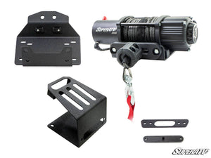 SuperATV Polaris RZR XP Turbo S Winch Mount