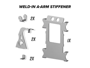 SuperATV Polaris RZR XP Turbo Weld-In Gusset Kit