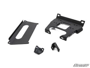 SuperATV Polaris RZR XP Turbo Winch Mounting Plate