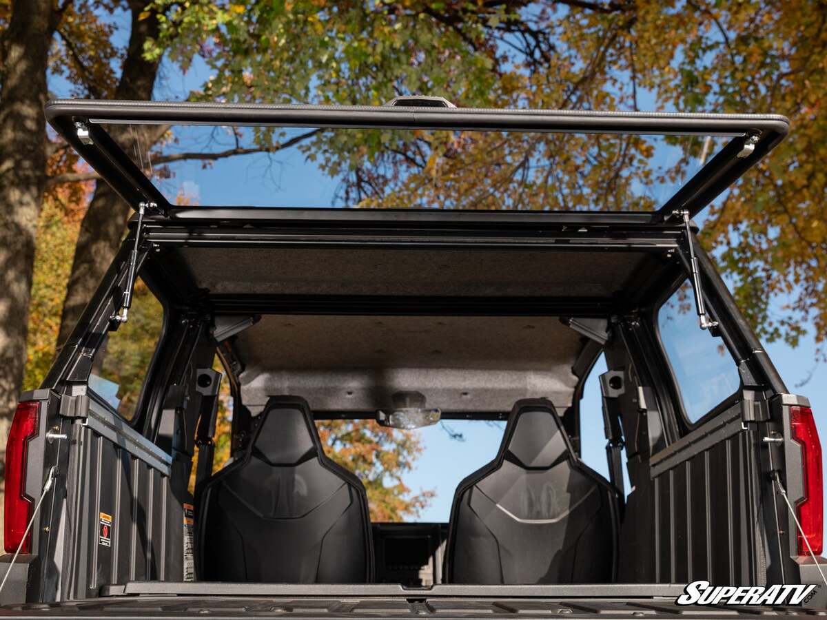 SuperATV Polaris Xpedition ADV Rear Flip Windshield