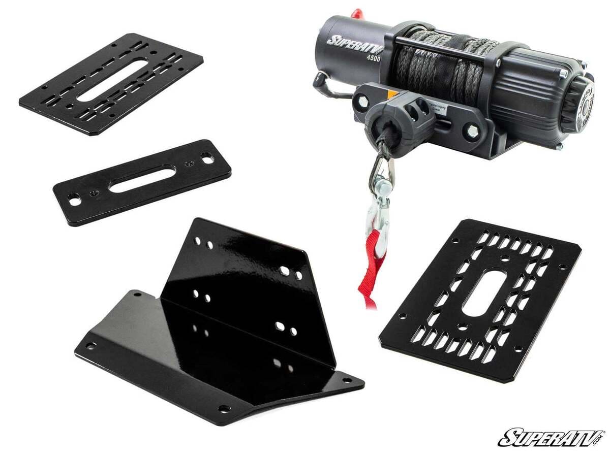 SuperATV Ranger XP Kinetic Winch Mounting Plate