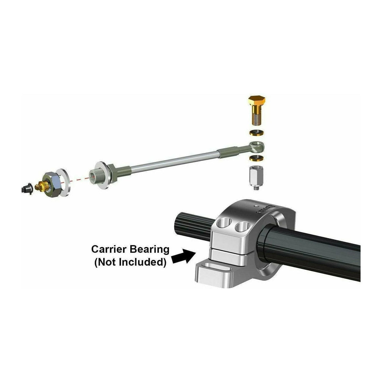 Remote Grease Line for SuperATV Carrier Bearings