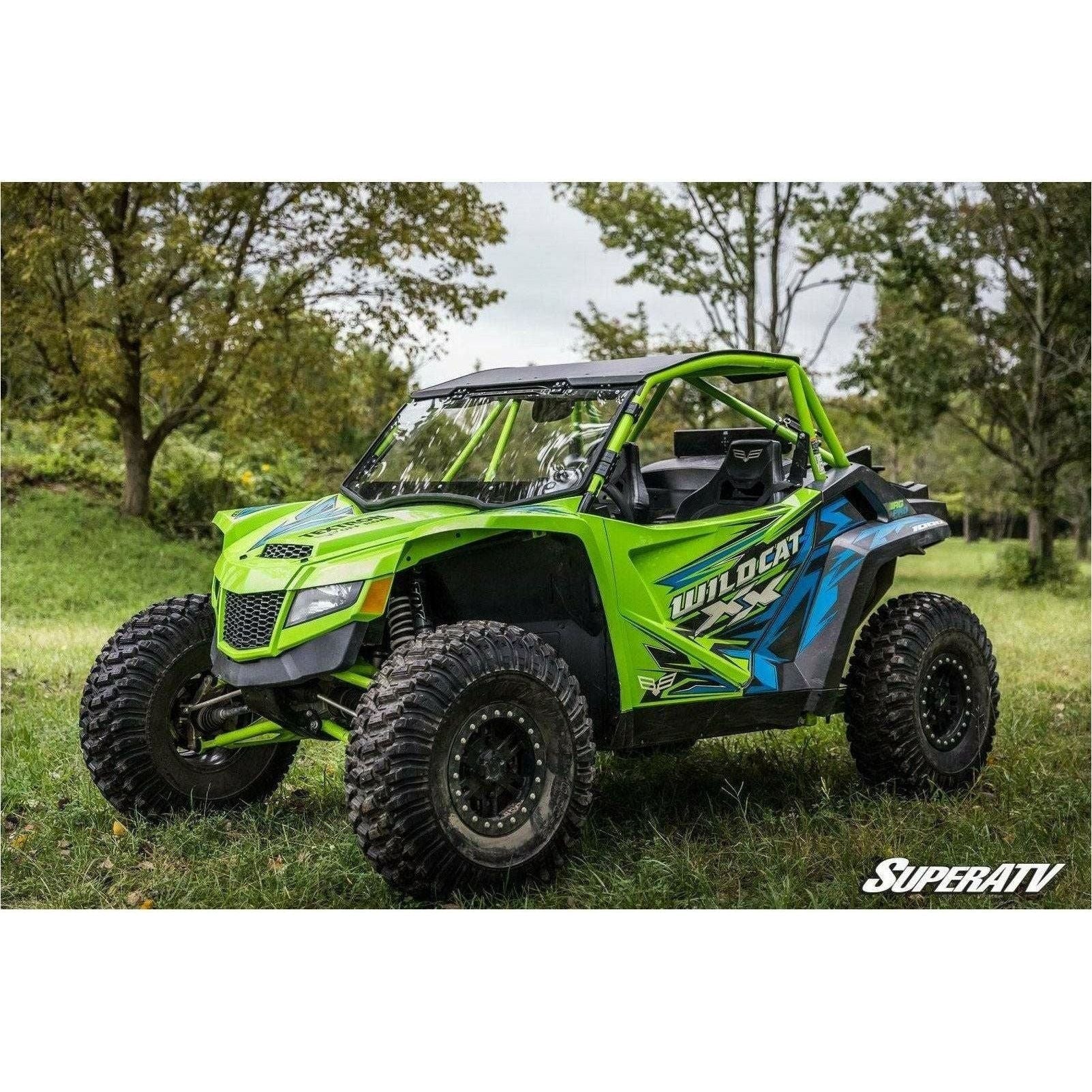 Photo of Arctic Cat Wildcat XX Flip Windshield by SuperATV - Premium Windshields for UTVs / Side by Sides