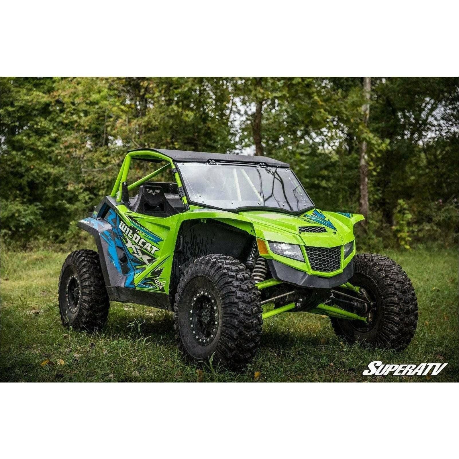Photo of Arctic Cat Wildcat XX Flip Windshield by SuperATV - Premium Windshields for UTVs / Side by Sides