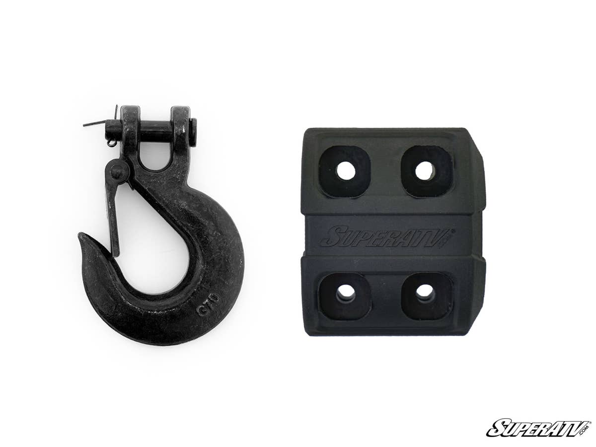 SuperATV Winch Hook & Rubber Stopper