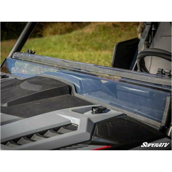 Photo of Yamaha Wolverine RMAX Scratch Resistant Flip Windshield by SuperATV - Premium Windshields for UTVs / Side by Sides