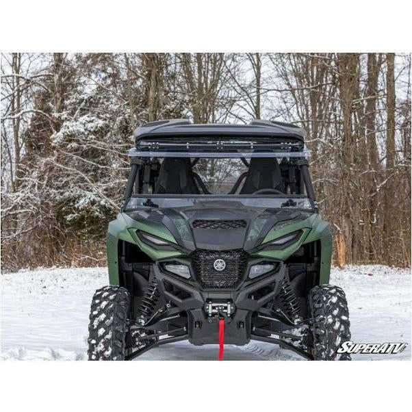 Photo of Yamaha Wolverine RMAX Scratch Resistant Flip Windshield by SuperATV - Premium Windshields for UTVs / Side by Sides