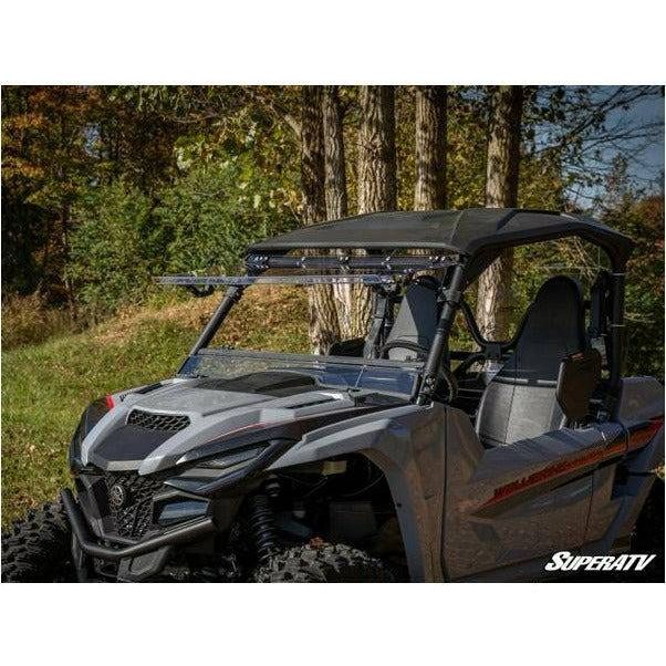 Photo of Yamaha Wolverine RMAX Scratch Resistant Flip Windshield by SuperATV - Premium Windshields for UTVs / Side by Sides