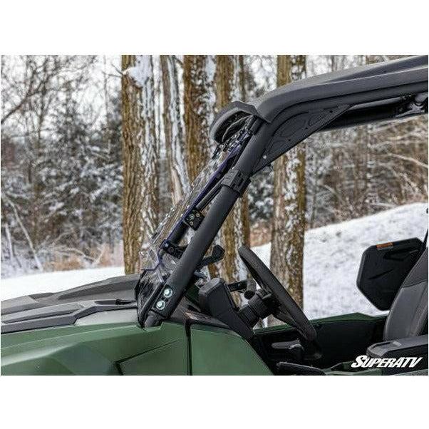 Photo of Yamaha Wolverine RMAX Scratch Resistant Flip Windshield by SuperATV - Premium Windshields for UTVs / Side by Sides