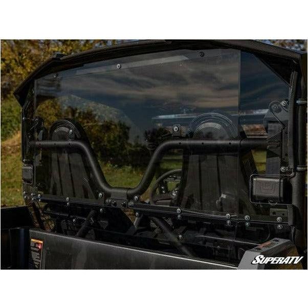 Photo of Yamaha Wolverine RMAX2 Rear Windshield by SuperATV - Premium Windshields for UTVs / Side by Sides