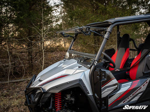 SuperATV Yamaha Wolverine X2 850 Scratch Resistant Flip Windshield