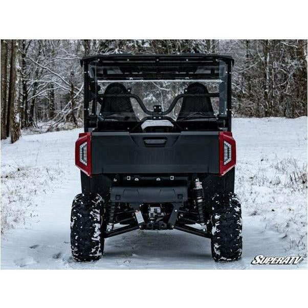 Photo of Yamaha Wolverine X2 Rear Windshield by SuperATV - Premium Windshields for UTVs / Side by Sides