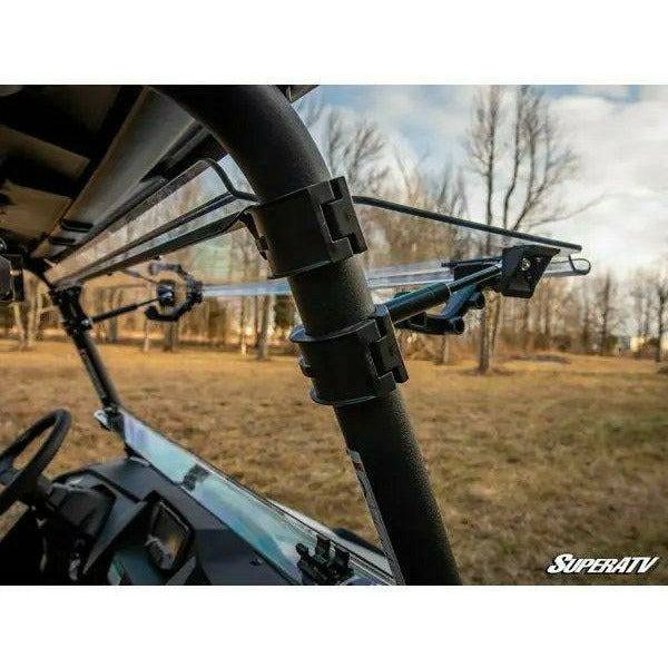 Photo of Yamaha Wolverine X2 Scratch Resistant Flip Windshield by SuperATV - Premium Windshields for UTVs / Side by Sides