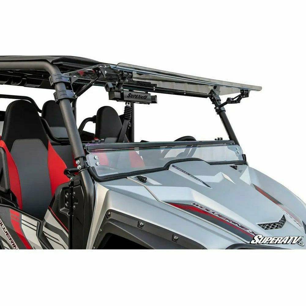 Photo of Yamaha Wolverine X2 Scratch Resistant Flip Windshield by SuperATV - Premium Windshields for UTVs / Side by Sides