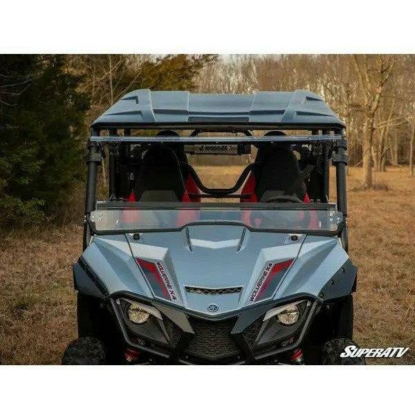 Photo of Yamaha Wolverine X2 Scratch Resistant Flip Windshield by SuperATV - Premium Windshields for UTVs / Side by Sides