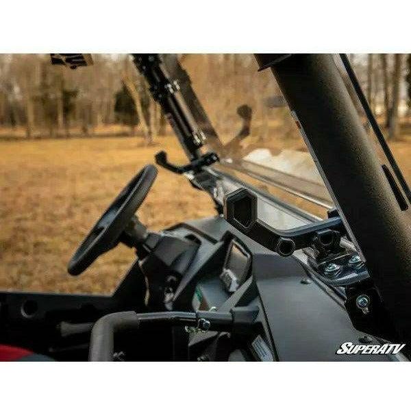Photo of Yamaha Wolverine X2 Scratch Resistant Flip Windshield by SuperATV - Premium Windshields for UTVs / Side by Sides