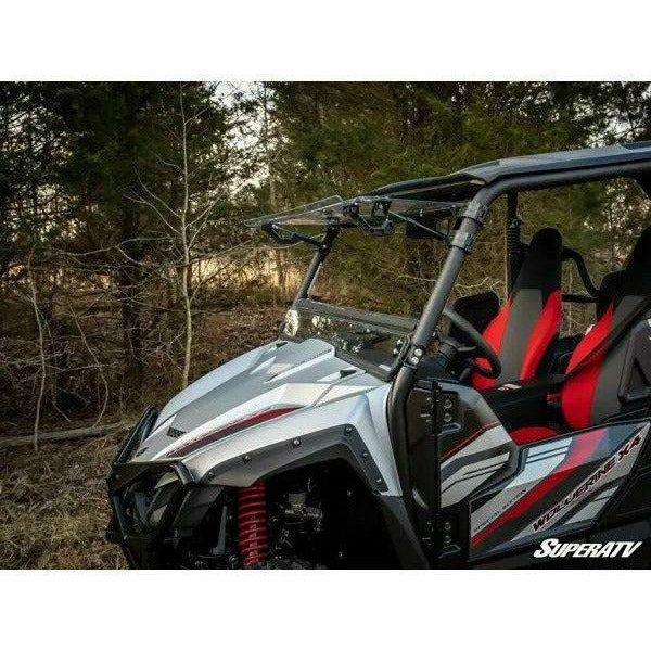 Photo of Yamaha Wolverine X2 Scratch Resistant Flip Windshield by SuperATV - Premium Windshields for UTVs / Side by Sides