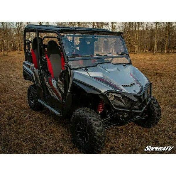 Photo of Yamaha Wolverine X2 Scratch Resistant Flip Windshield by SuperATV - Premium Windshields for UTVs / Side by Sides