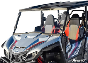 SuperATV Yamaha Wolverine X4 850 Scratch-Resistant Full Windshield