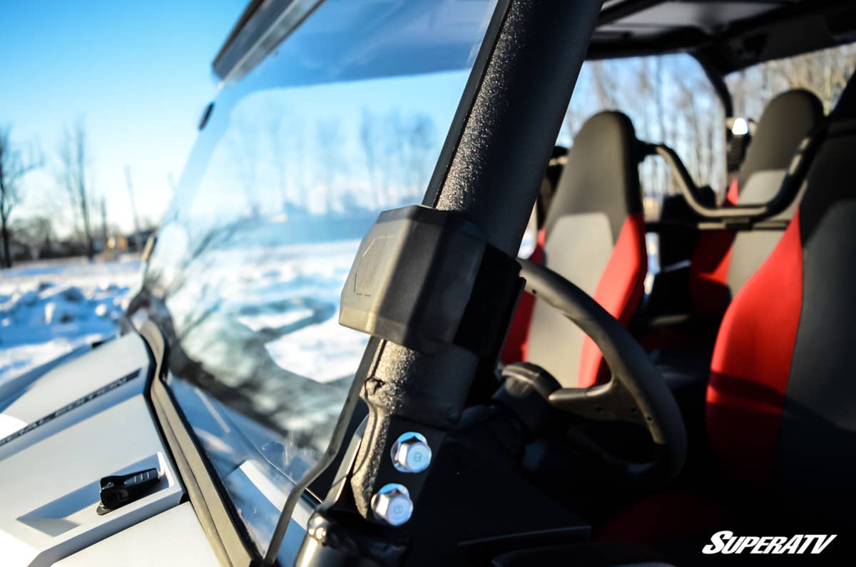 SuperATV Yamaha Wolverine X4 850 Scratch-Resistant Full Windshield