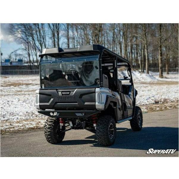 Photo of Yamaha Wolverine X4 Rear Windshield by SuperATV - Premium Windshields for UTVs / Side by Sides