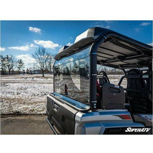 Photo of Yamaha Wolverine X4 Rear Windshield by SuperATV - Premium Windshields for UTVs / Side by Sides