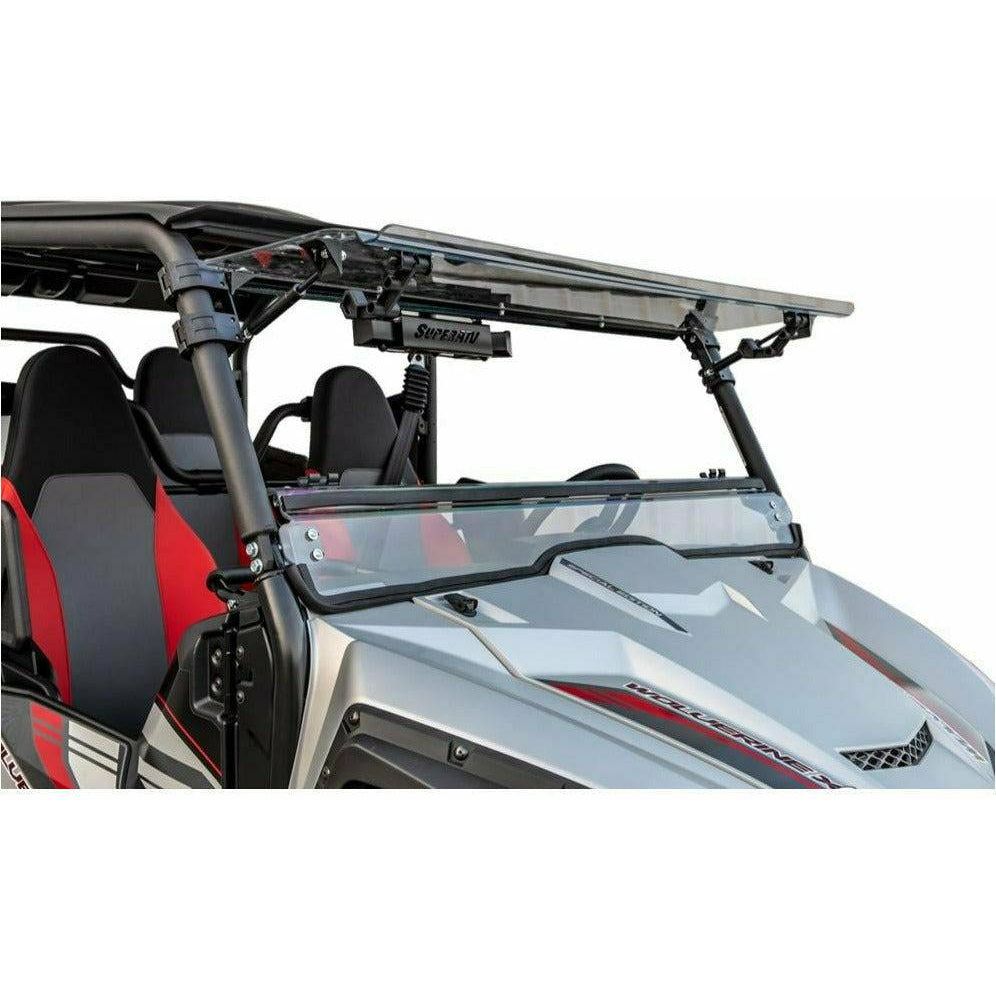 Photo of Yamaha Wolverine X4 Scratch Resistant Flip Windshield by SuperATV - Premium Windshields for UTVs / Side by Sides