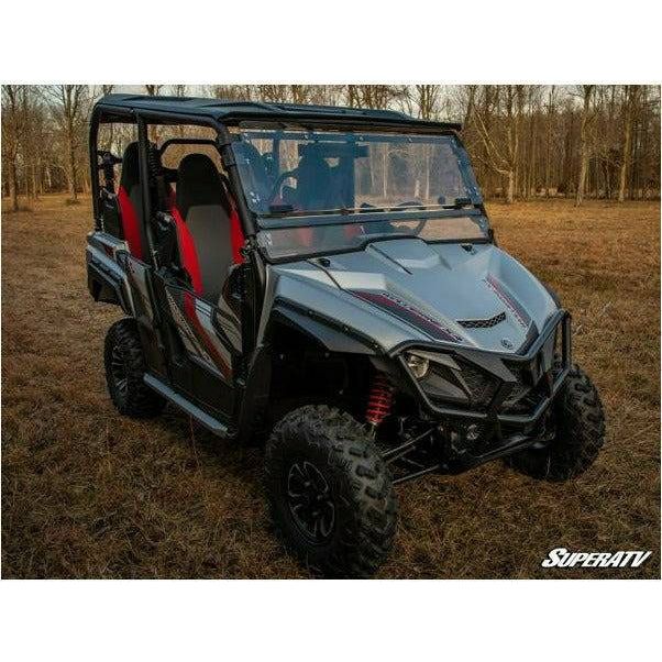 Photo of Yamaha Wolverine X4 Scratch Resistant Flip Windshield by SuperATV - Premium Windshields for UTVs / Side by Sides