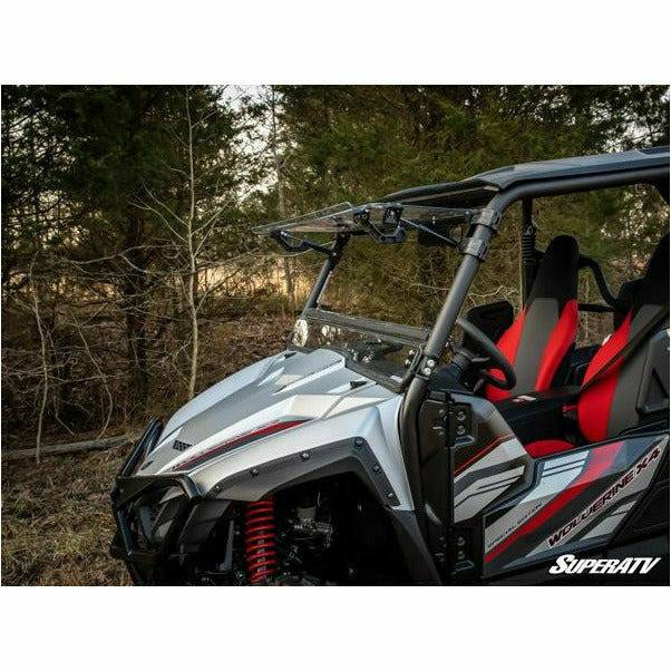 Yamaha Wolverine X4 Scratch Resistant Flip Windshield