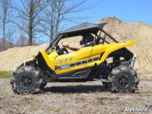 SuperATV Yamaha YXZ Heavy Duty Nerf Bars - Black