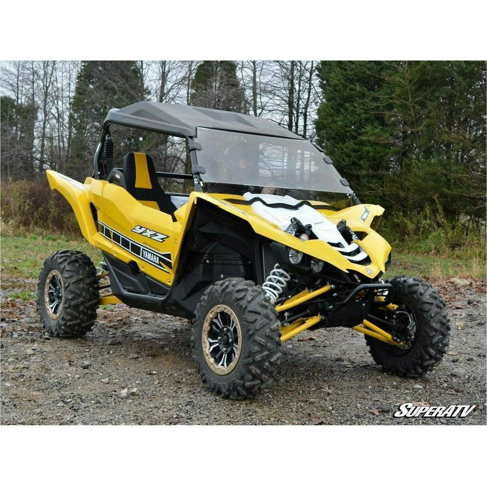 Photo of Yamaha YXZ Scratch Resistant Full Windshield by SuperATV - Premium Windshields for UTVs / Side by Sides