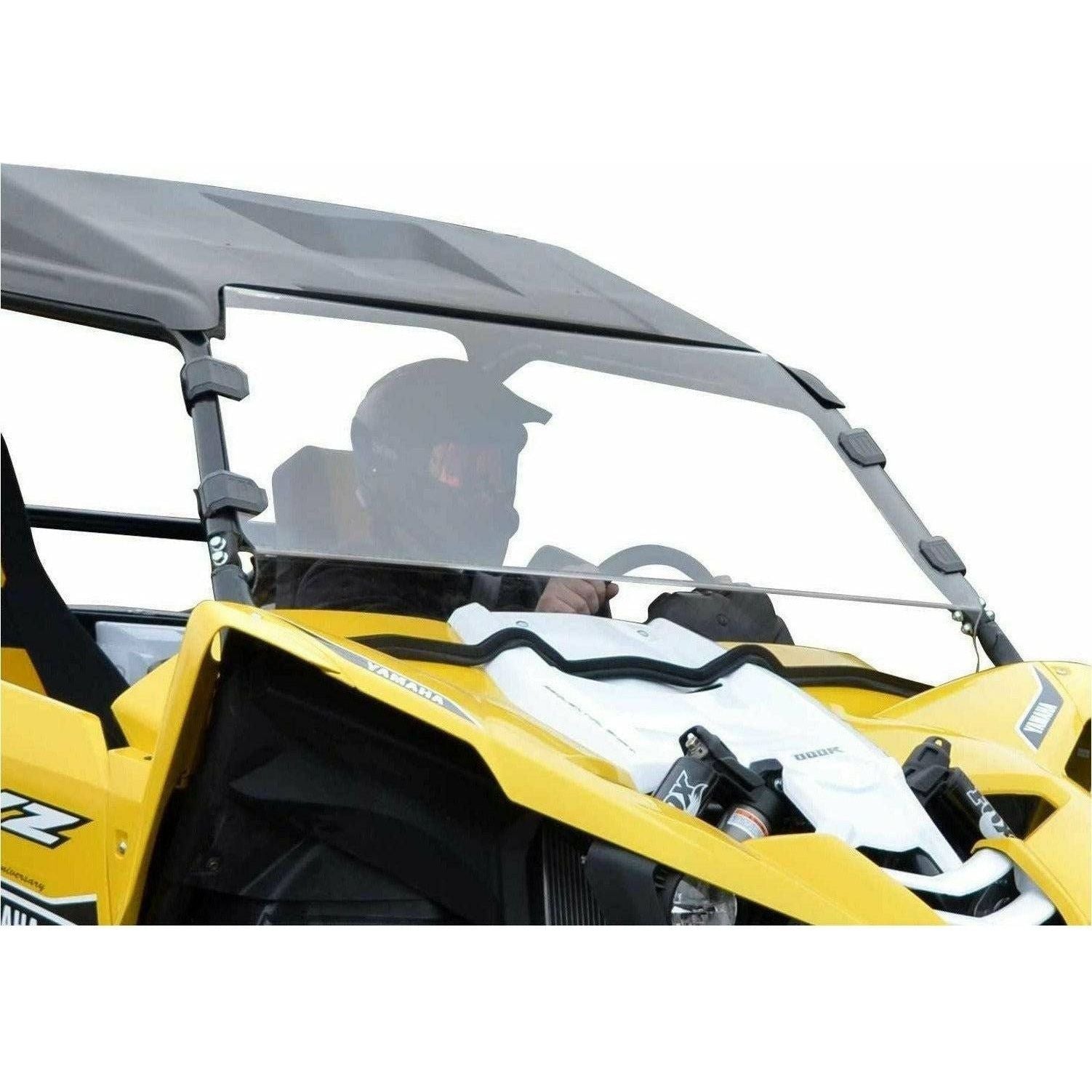 Photo of Yamaha YXZ Scratch Resistant Full Windshield by SuperATV - Premium Windshields for UTVs / Side by Sides