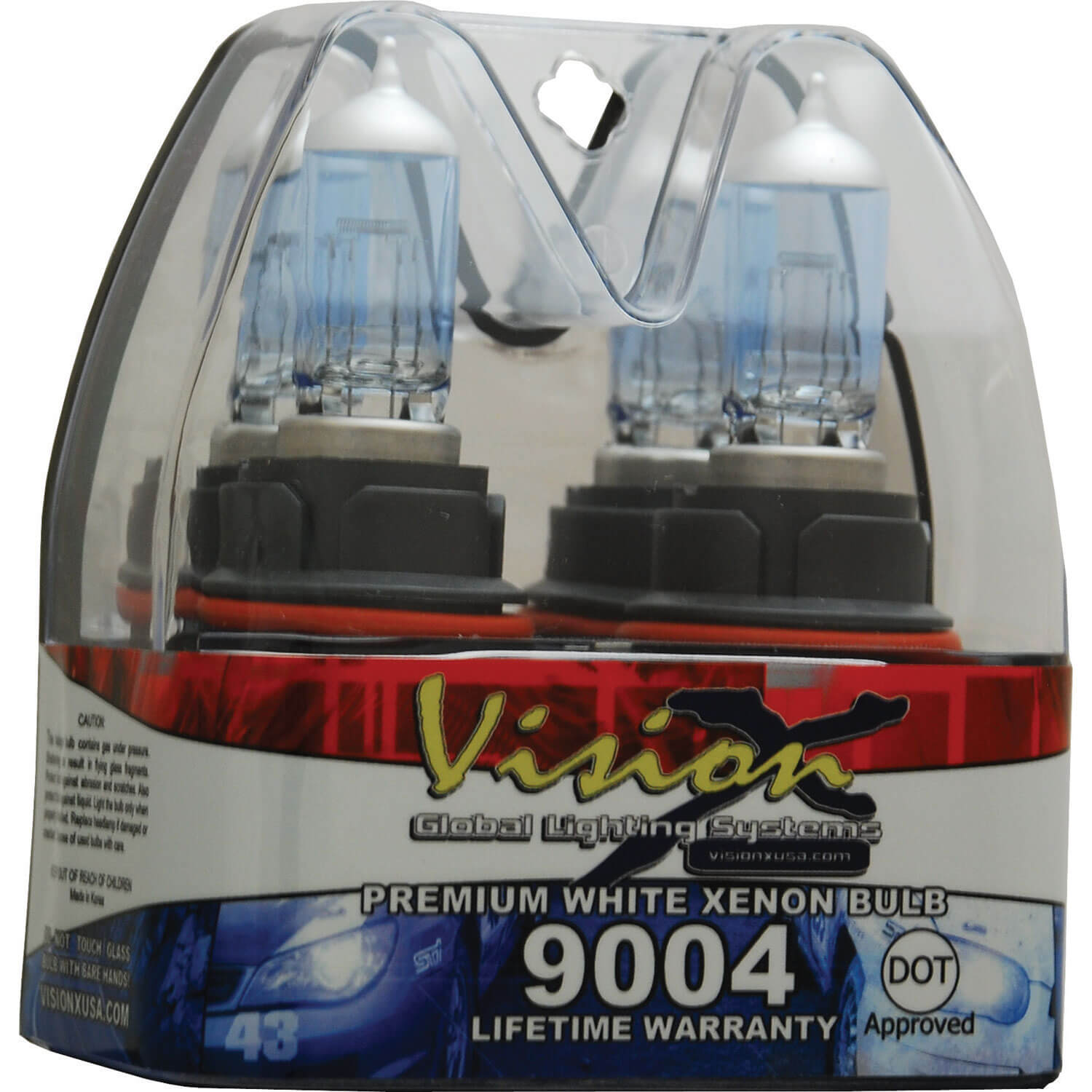 Photo of Superwhite Bulb Set 9004 45/65 Watt Hi/Low by Vision X Off-Road - Premium Halogen Bulb for UTVs / Side by Sides