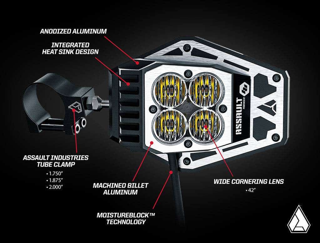 Photo of Assault Industries Nighthawk LED Side Mirrors by Assault Industries - Premium Mirrors for UTVs / Side by Sides